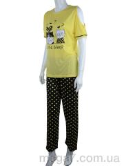 Пижама, Пижама-ОК оптом 2038A yellow (04250)