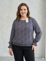 Блузки женские БАТАЛ оптом 79861025 585-14