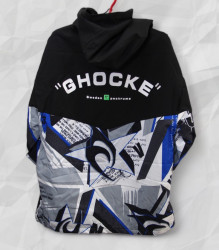 Ветровки подростковые (черный) оптом 15298736 С-02-86