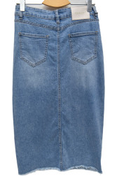 Юбки джинсовые женские DKNSEL БАТАЛ оптом 31654902 D756-13