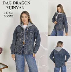 Куртки джинсовые женские оптом DRAGON 82071354 543-1