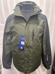Куртки демисезонные мужские RLX БАТАЛ (зеленый) оптом 65437908 188-7