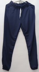 Спортивные штаны женские (dark blue) оптом 59476032 01-1