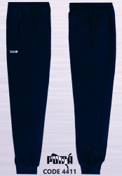 Спортивные штаны мужские на флисе (blue) оптом 05178362 4411-32