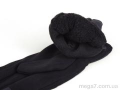 Перчатки, PAIDI оптом 76 плащівка-текстиль black