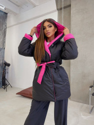 Куртки двосторонні зимові жіночі оптом Yanush 