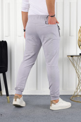 Спортивні штани чоловічі (сірий) оптом 2BRO  