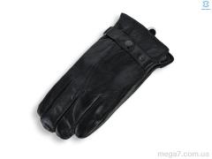 Перчатки, Королева оптом GN06-09М шкіра махра black