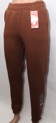Спортивные штаны женские на флисе  оптом 20865937 02-12