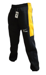 Спортивные штаны юниор на флисе (черный) оптом Турция 85470921 02-14