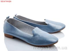 Балетки, QQ shoes оптом XF52 blue
