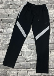 Спортивные штаны мужские (черный) оптом 80762391 04 -52