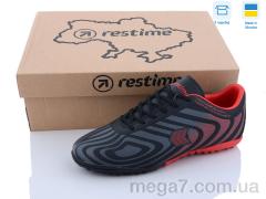 Футбольная обувь, Restime оптом DW023215-1 black-red