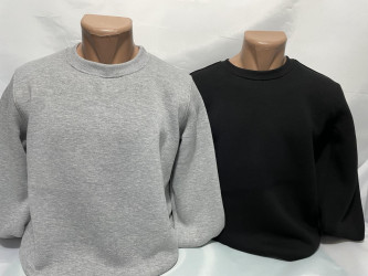 Світшоти чоловічі на флісі (чорний) оптом 