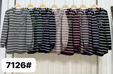 Свитера женские БАТАЛ оптом 41035782 7126-117