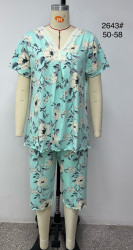 Ночные пижамы женские БАТАЛ оптом XUE LI XIANG 78196543 2643-9