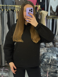 Худи женские на флисе оптом 74256198 1681-30