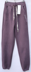 Спортивные штаны женские БАТАЛ на меху оптом 16530749 B666-33