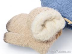 Варежки, Королева оптом 5212 подвійні mix