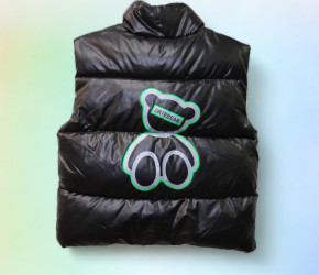 Жилетки детские (черный) оптом 21785093 04-35
