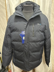 Куртки зимние мужские RLX БАТАЛ (синий) оптом 79853146 6601-2-1