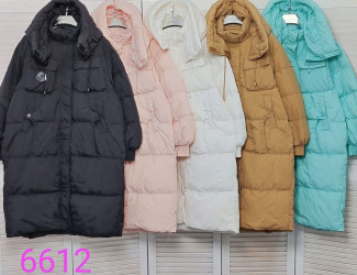 Куртки зимние женские (черный) оптом Китай 34802796 6612-27