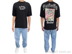 Футболка, I8denim оптом 90553 siyah