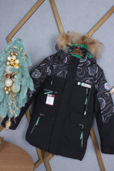 Куртки зимние подростковые оптом Китай 90684123 WK-378-57