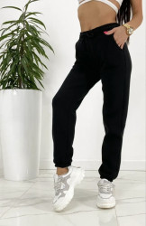 Спортивные штаны женские (черный) оптом Турция 08396425 4117-5