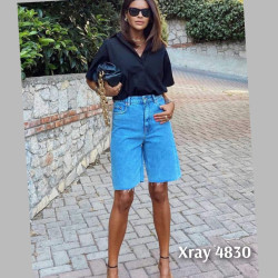 Шорты джинсовые женские XRAY оптом 70431596 4830-1