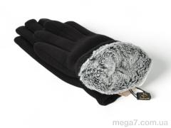 Перчатки, PAIDI оптом 36-7 трикотаж black