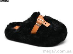 Тапки, Super Gear оптом B0323-24 black