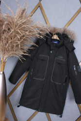 Куртки зимние юниор (черный) оптом Китай 31857026 792-62