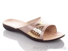 Шлепки, DeMur оптом W26-7149 beige