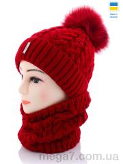 Шапка, Angelica оптом N3-19K red