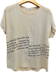 Футболки женские БАТАЛ оптом 69470538 9555-56