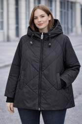 Куртки демисезонные женские БАТАЛ оптом 90267153 638-106