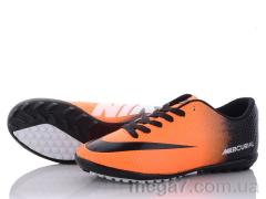 Футбольная обувь, VS оптом Nike Mercurial orange/black(36-39)