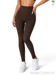 Лосины, Sport style оптом 5368 з камінчиками шоколадний