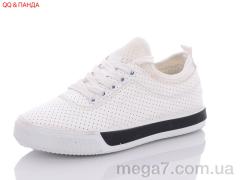 Кроссовки, QQ shoes оптом BK32 white