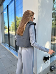 Жилетки жіночі (graphite) оптом Soficor