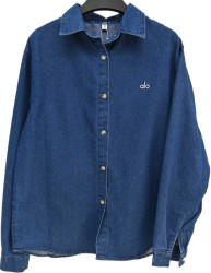 Рубашки джинсовые женские оптом 03671842 2535-295