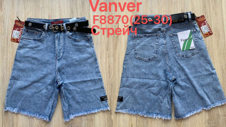 Шорты джинсовые женские VANVER оптом 39451068 F8870-31