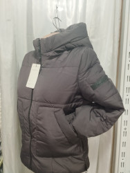 Куртки демисезонные женские (коричневый) оптом 86930154 03-15