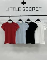 Футболки жіночі (блакитний) оптом Little Secret