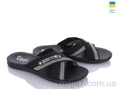 Шлепки, DeMur оптом TRK 007 black-grey new