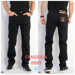 Джинси чоловічі FANGSIDA на флісі оптом FANGSIDA  