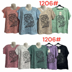 Футболки жіночі БАТАЛ оптом 