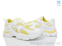 Кроссовки, Синдикат взуття оптом M1 white-yellow