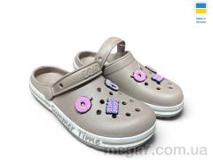 Кроксы, Rai shoes оптом 328 бежевий